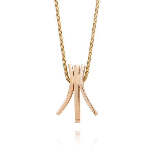 Rainbow hänge i 3 delar 2 tunna guld 1 rak guld