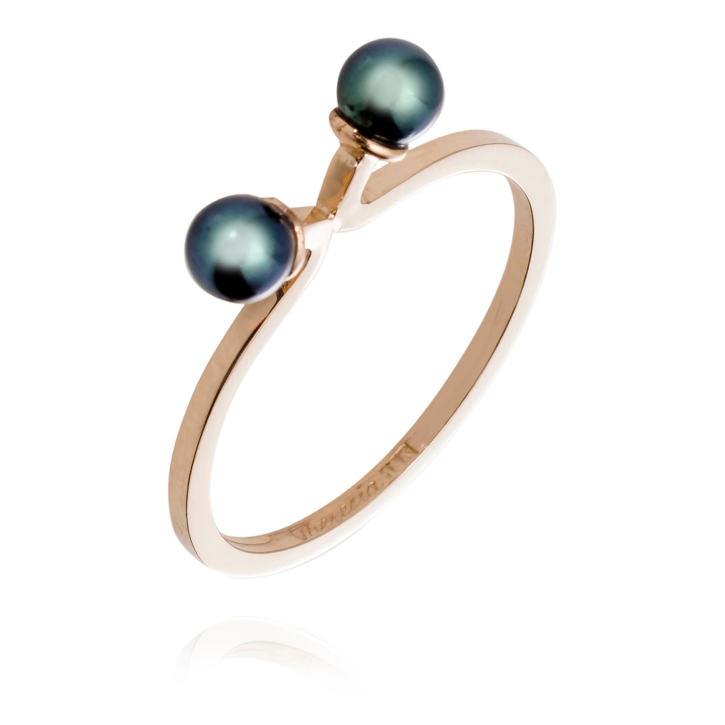 Sagan om ringen 1 ring i guld med peacock pärlor