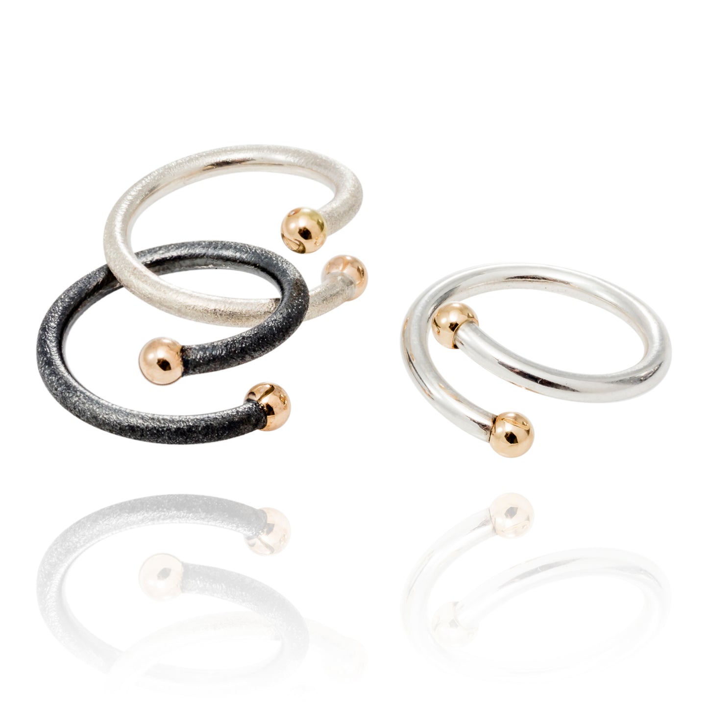 Tornado kombination 1 silver 1 oxiderad silver