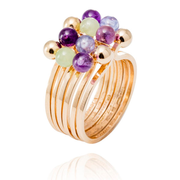 Sagan om ringen 1 ring guld med ametist